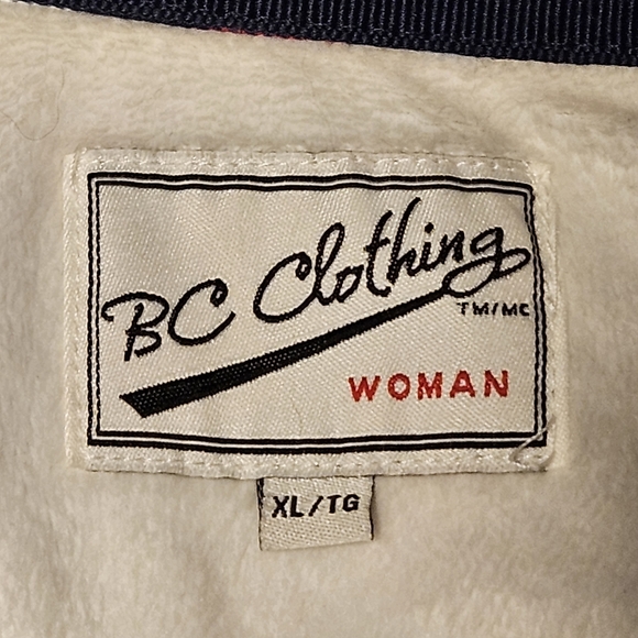 BOGO Free🦋 BC Clothing Pink/Blue Plaid Fleece Lined Button Down Shacket Shirt - Picture 8 of 13